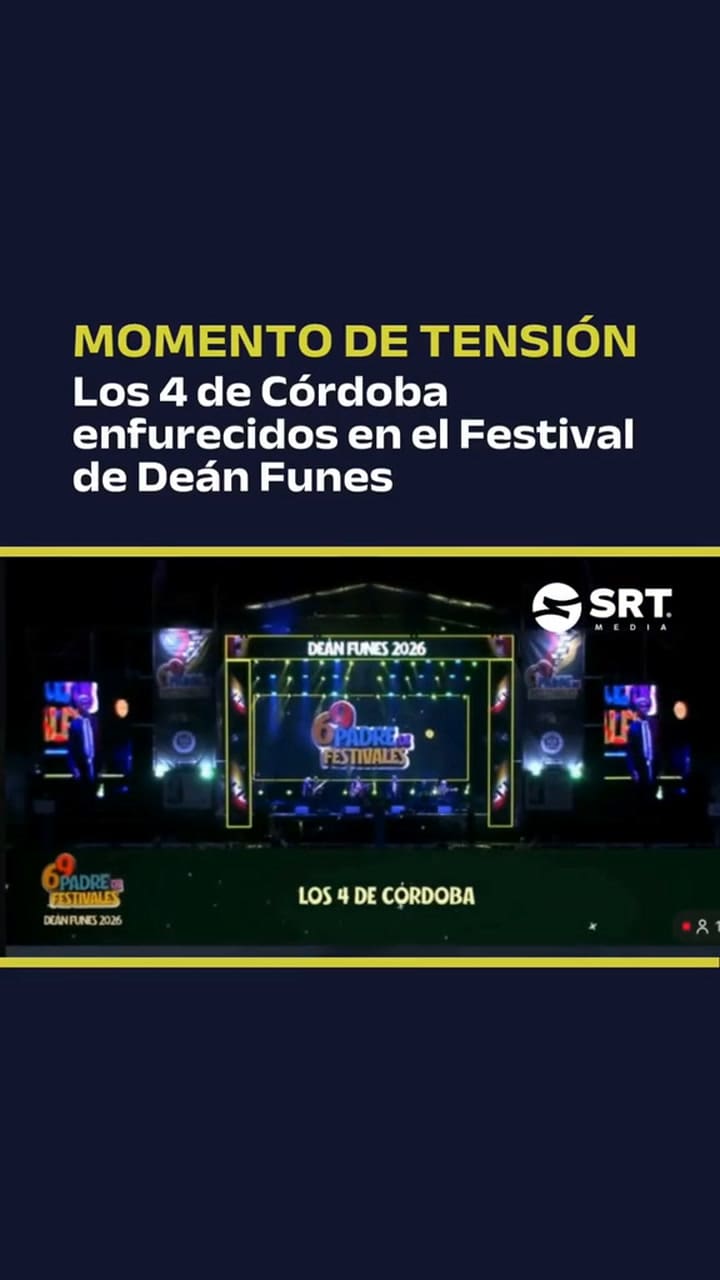 Escándalo en un festival con un grupo folclórico en Córdoba