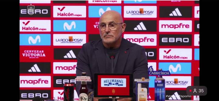 El enojo de Luis De la Fuente