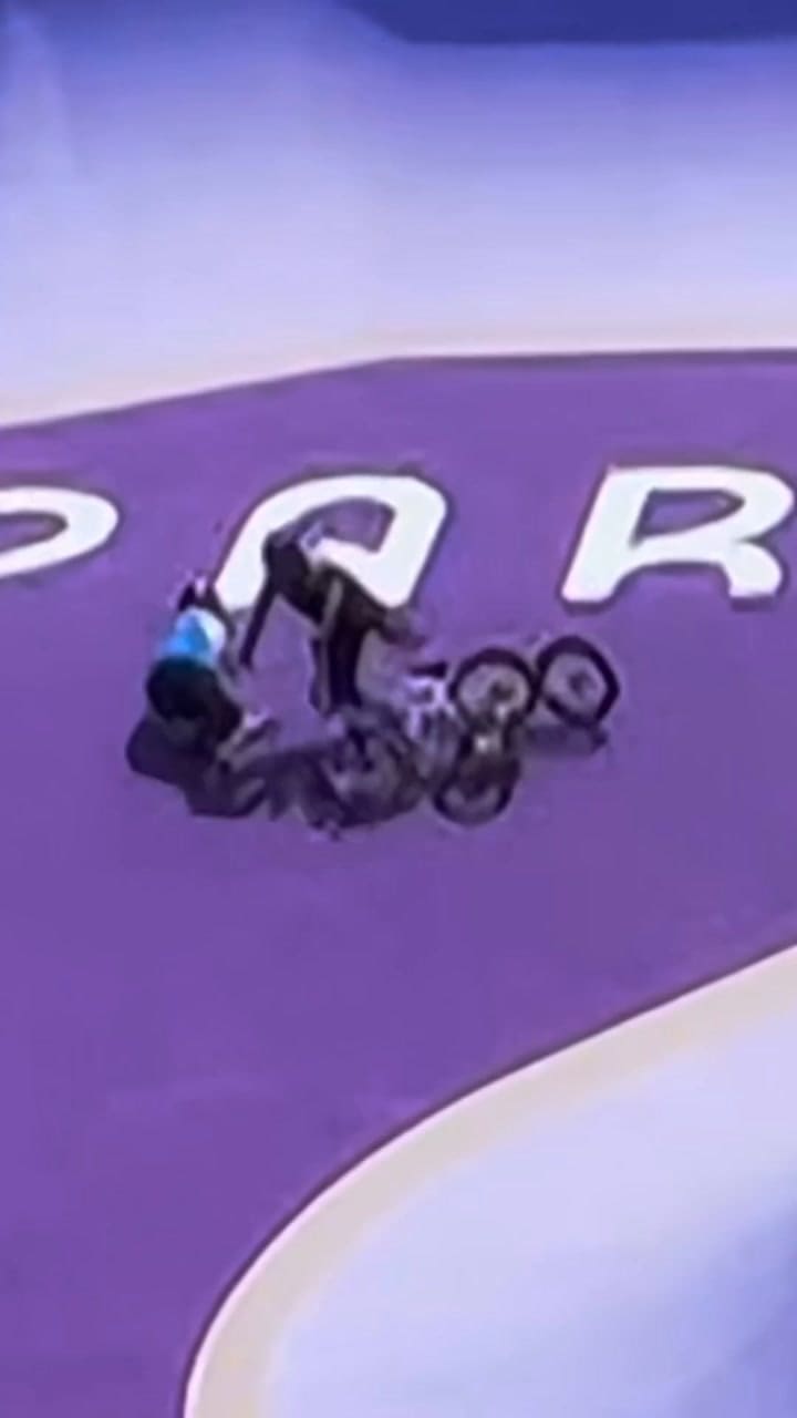 El accidente del Maligno Torres con un deportista canadiense