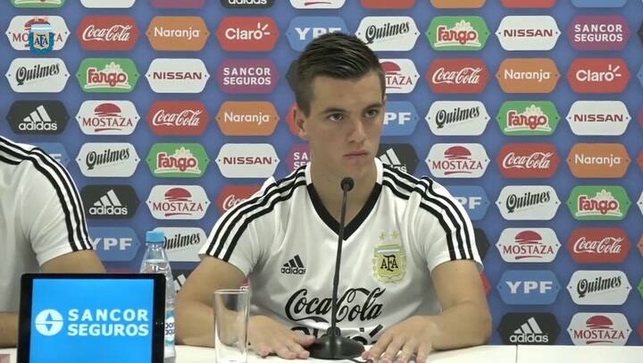 Giovani Lo Celso brindó detalles sobre el seleccionado francés - Fuente: AFA Selección