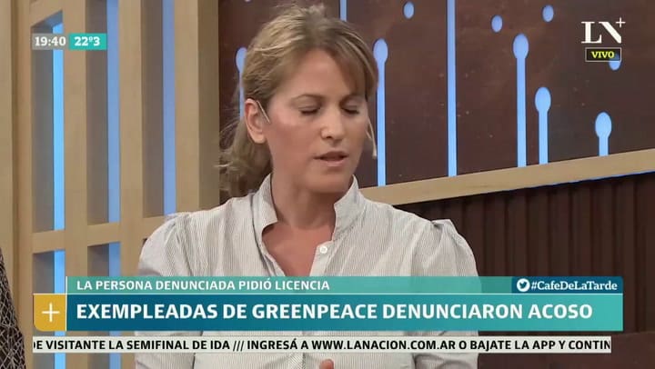 EXEMPLEADAS DE GREENPEACE DENUNCIARON ACOSO