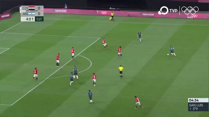 Gaich, cerca de abrir el marcador