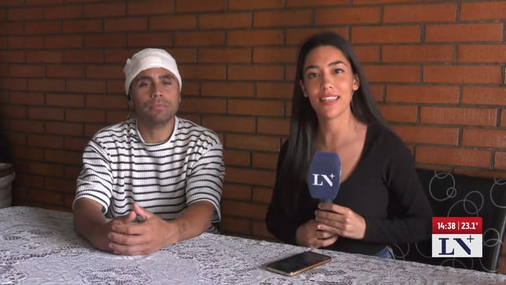 Jonathan Smith, jugador de General Lamadrid, en dialogo con LN+