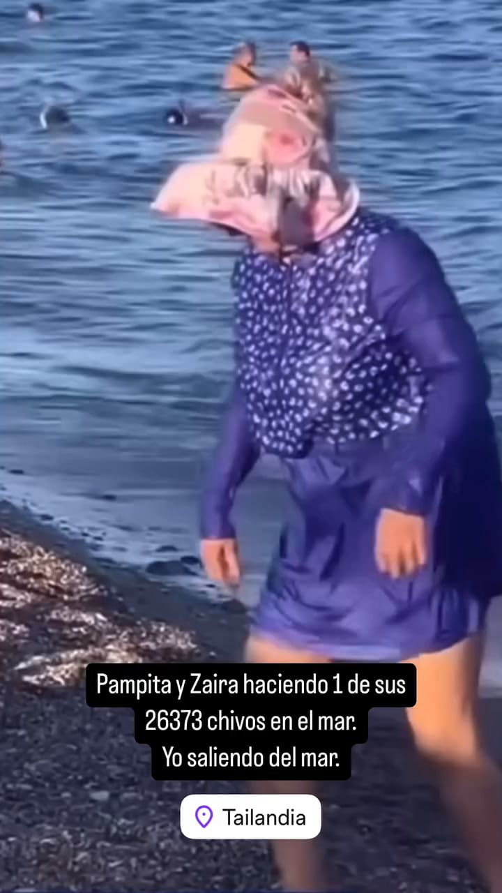 La broma de Jimena sobre la oportunidad que se perdió por esconder la panza en Tailandia