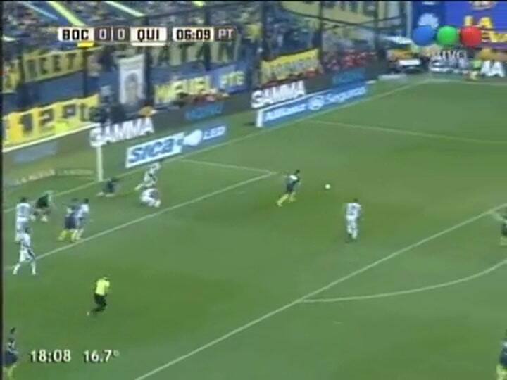 El 1 a 0 de Boca - Fuente: TeLeFe