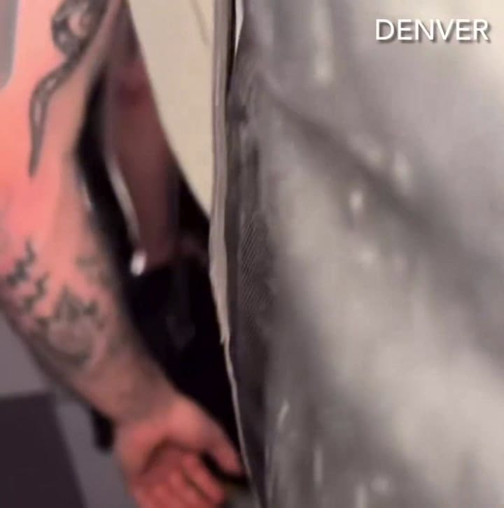 Más imágenes de la evacuación del vuelo en Denver