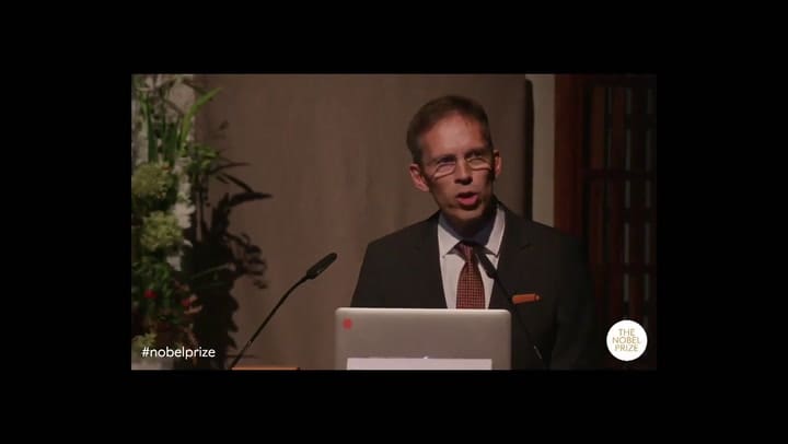 El momento del anuncio del Premio Nobel de Medicina 2018 - Fuente: The Nobel Price