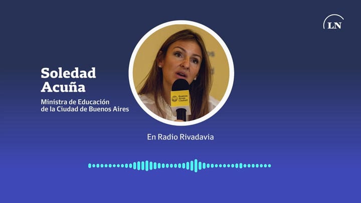 Polémica por una frase de Soledad Acuña, la ministra de Educación porteña
