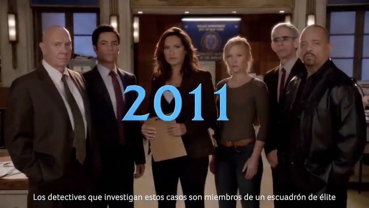 Temporada 21º de La ley el orden: UVE - Fuente: YouTube