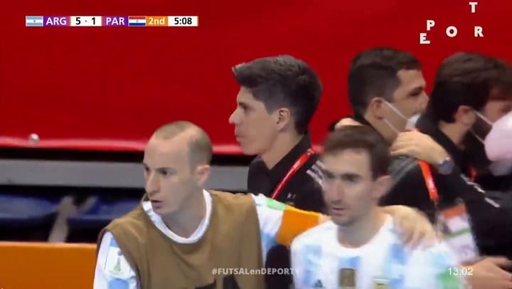 El gol de Argentina al estilo Super Campeones