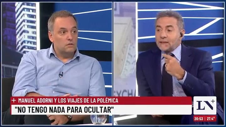 Adorni, sobre sus vacaciones en Punta del Este: "En un año y medio es lo único que hice"