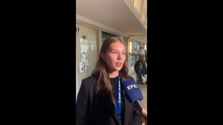 Renata Holmann, hija de Juan Lorenzo Holmann, gerente general de La Prensa de Nicaragua preso
