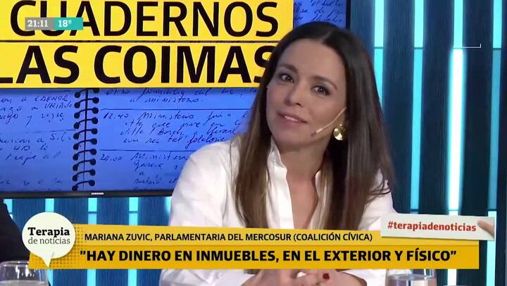 Mariana Zuvic: 'En lagún lugar de Santa Cruz hay dinero enterrado'