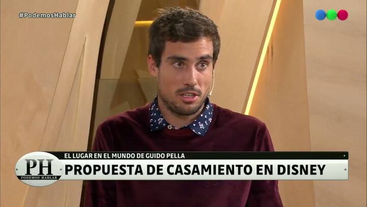 Cómo fue la propuesta de casamiento de Guido Pella a su novia - Fuente: Telefé