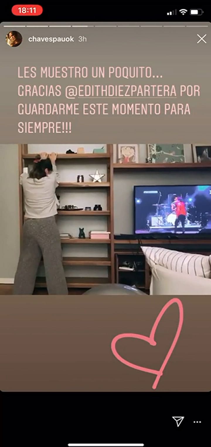 Paula Chávez baila un tema de Ciro en pleno trabajo de parto