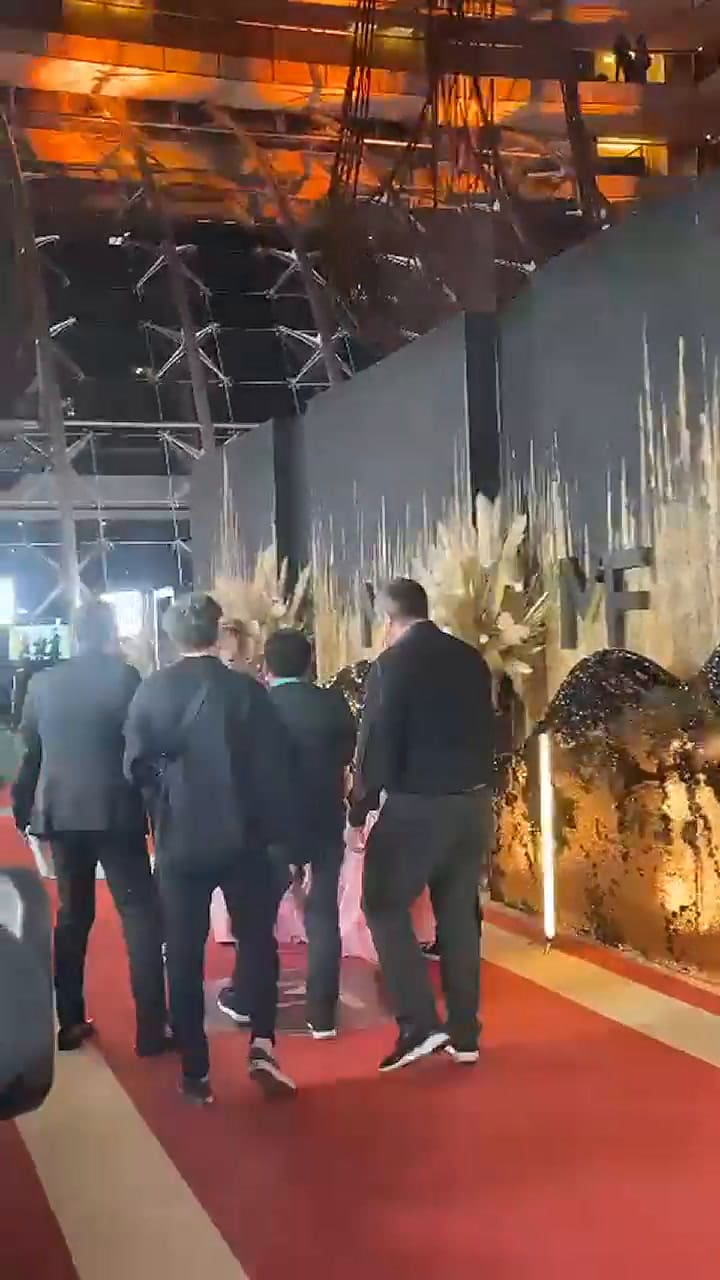 Sol Pérez entrando a los Martin Fierro