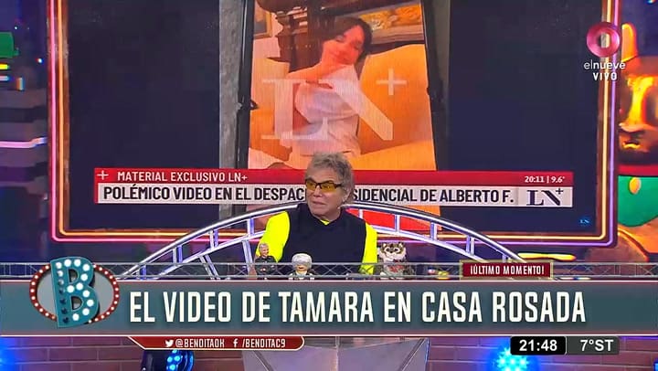 El tuit de Guadalupe Vazquez sobre el video de Alberto Fernandez