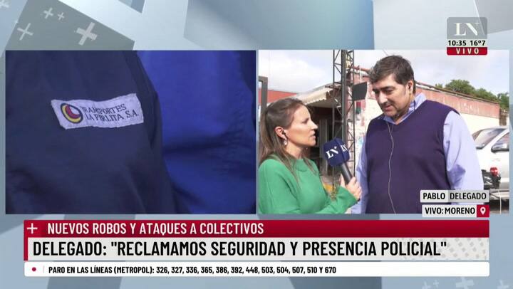 La impotencia de un chofer de La Perlita por los ataques a colectivos en el Conurbano: “Estamos regalados”