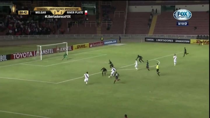 Fernández, el 3-2 para River