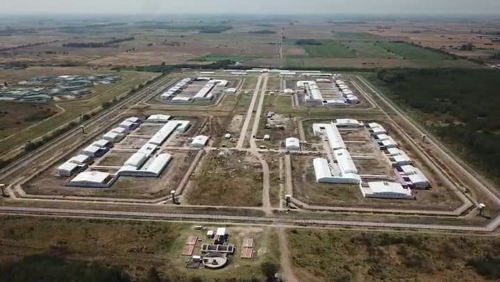 El avance de las obras de la nueva cárcel de Marcos Paz