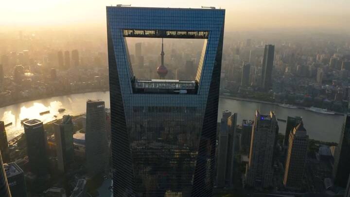 Shangai, vista desde un drone - Crédito: DK-Aerial
