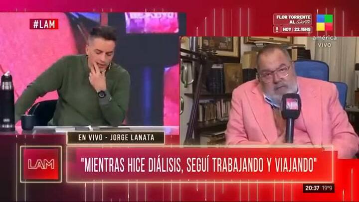 Jorge Lanata recordó cuando recibió un trasplante de riñón cruzado