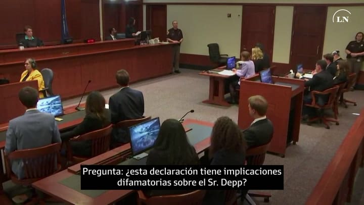 Momento culminé del fallo Johnny Depp y Amber Heard