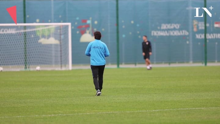 Así entrena Croacia de cara al partido con Argentina