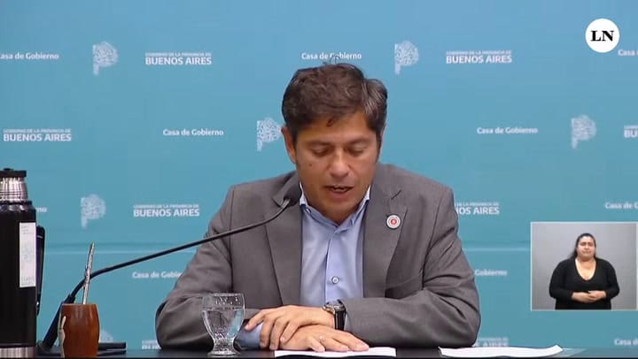 Kicillof anunció el desdoblamiento electoral en PBA y se profundiza su pelea con Cristina