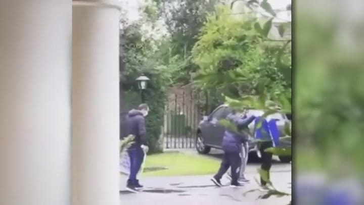 Diego Maradona: el último video del ídolo deportivo con vida, filmado por una vecina