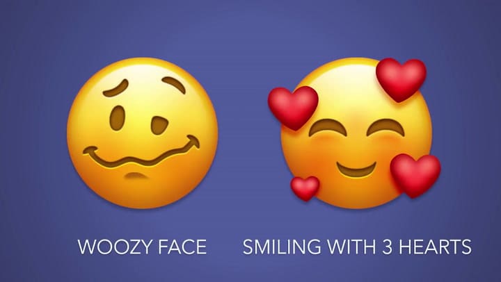 Los nuevos emojis de 2018 - Fuente: YouTube