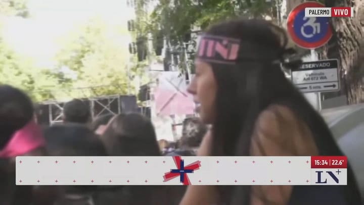 Corte total en Palermo por el show de Tini