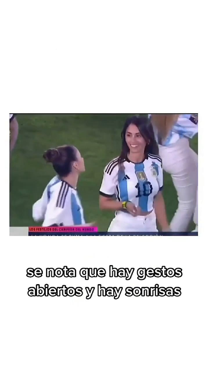 Un experto en lenguaje corporal analizó la charla entre Anto Roccuzzo y Tini en el Monumental
