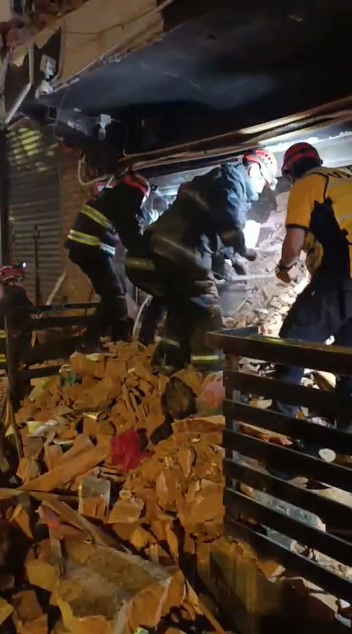 Temporal en Córdoba: se derrumbó el techo de un bar y hay un muerto y varios heridos