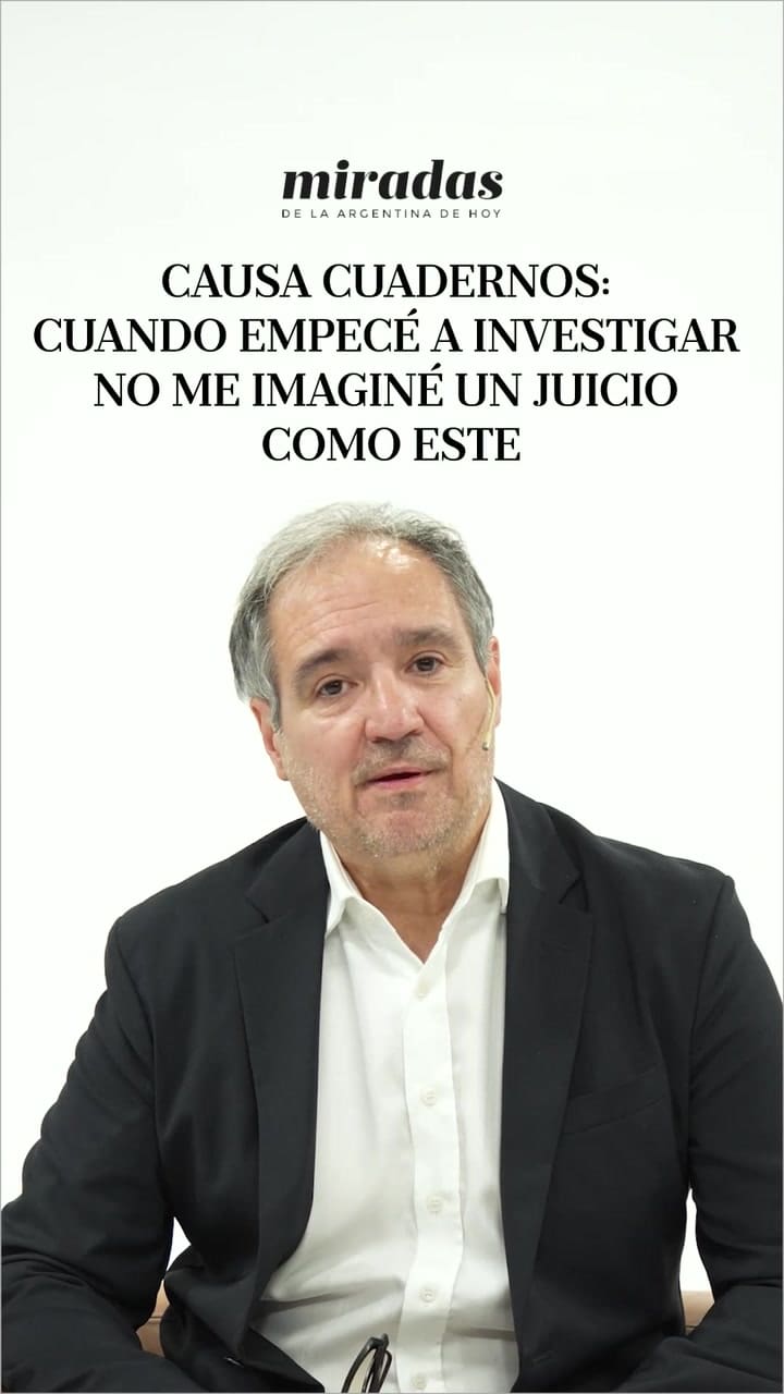 Causa cuadernos: la palabra de Diego Cabot en el primer día del juicio