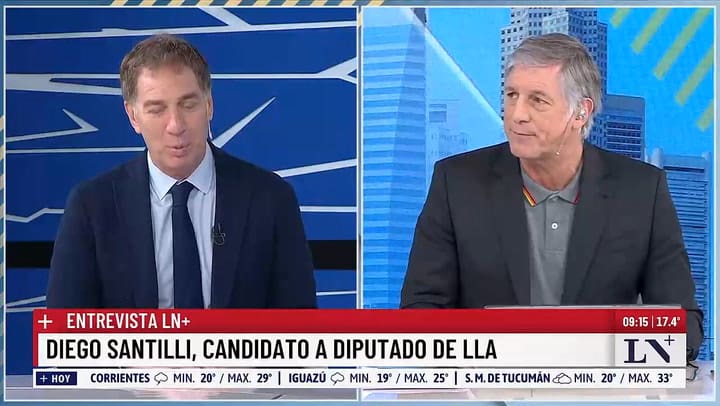 Diego Santilli en LN+