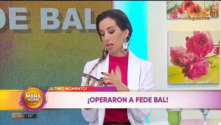 OPERARON A FEDE BAL - El audio de su mujer Sofía Aldrey a ni bien salió de la operación