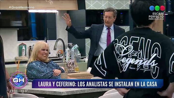 Asi fue el ingreso de Ceferino y Laura Ufbal a la casa de Gran Hermano