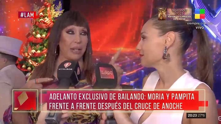 El reencuentro entre Moria Casan y Pampita Ardohain