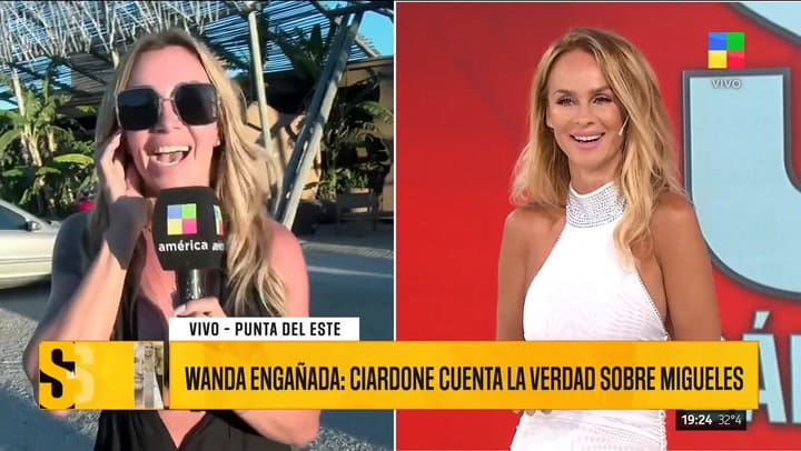 Sabrina Rojas le recordó en vivo a Claudia Ciardone el novio que le robó en la juventud