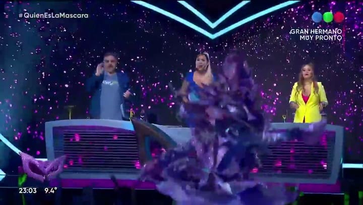 La presentación de Orquídea en ¿Quién es la máscara? (Telefe)