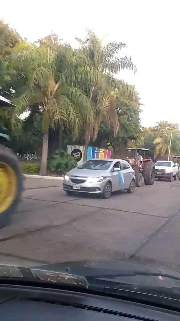 Vicentin: tractorazo en apoyo de la empresa