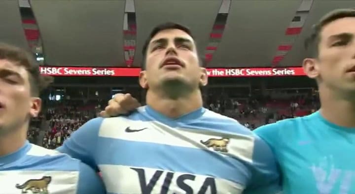 La emoción de Bazán Vélez en la final de Vancouver frente a Fiji