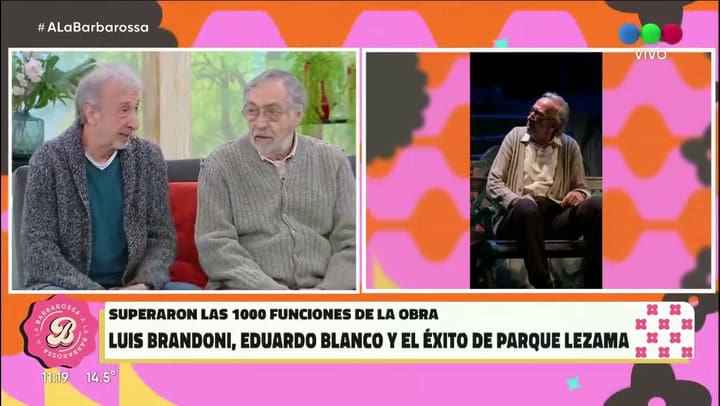 Luis Brandoni sorprendió al contar una anécdota con Robert De Niro y el gran gesto que tuvo con él