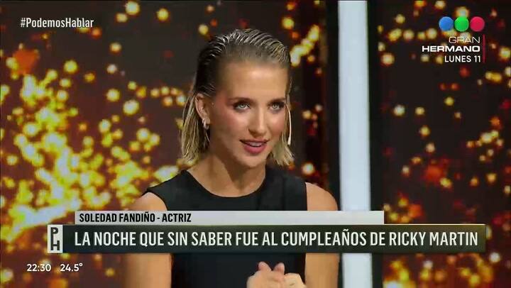 La anecdota de Soledad Fandino en el cumpleanos de Ricky Martin