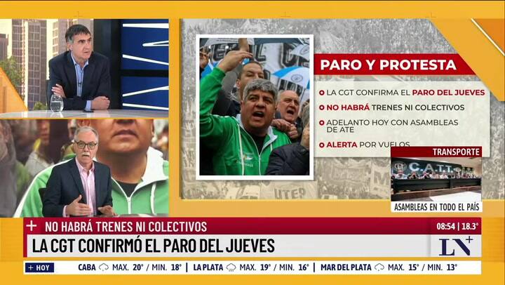 La CGT confirmó el paro del 9 de mayo