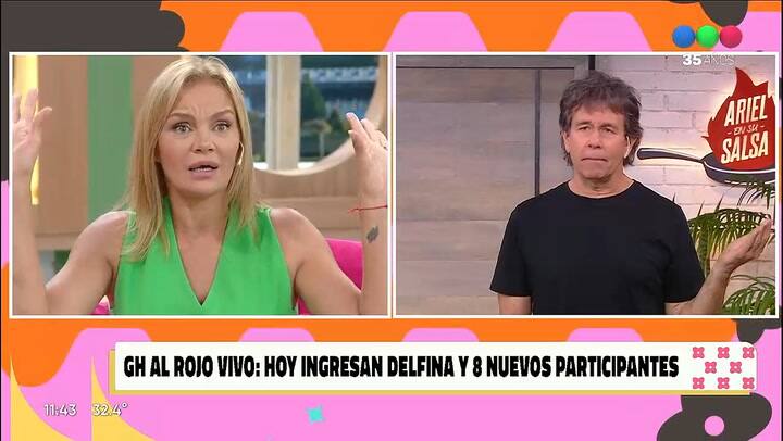 Eliana Guercio revelo que estudiara cocina