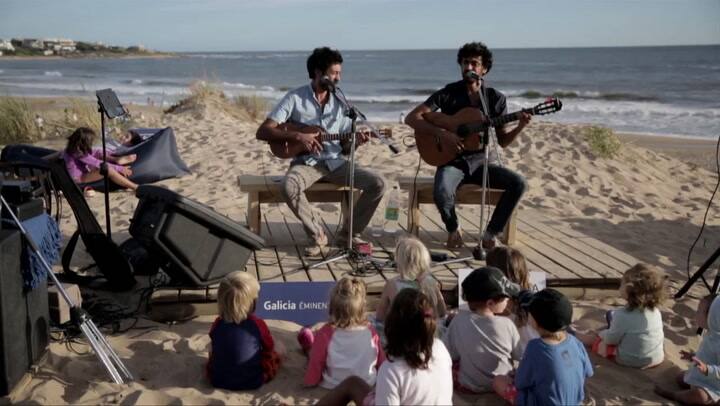 Atardecer en la playa