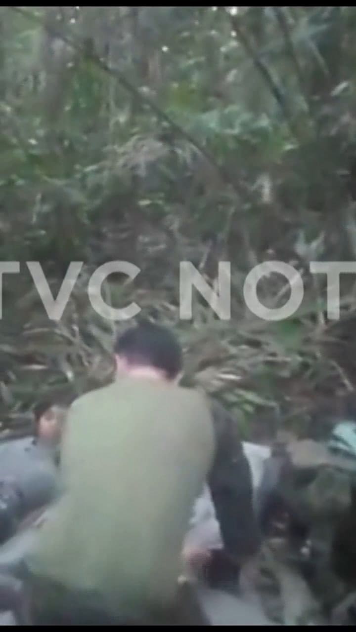 “Mi mamá se murió”: imágenes inéditas del rescate de los niños en la selva colombiana