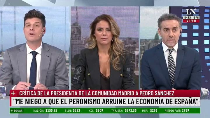 La mirada de Majul sobre la crítica de Isabel Ayuso, líder de Madrid, al peronismo